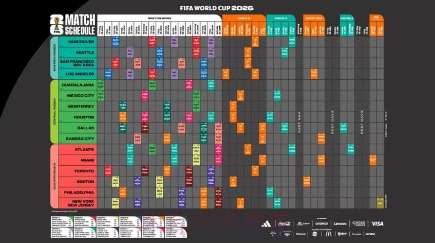 2026世界杯每日赛程高清版观看指南直播平台 2026世界杯每日赛程高清版观看指南直播平台